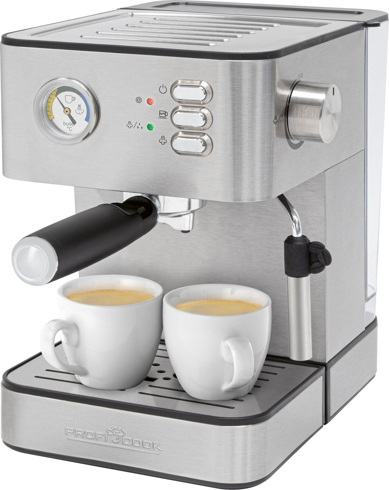 ProfiCook PC-ES 1209 Espressomaschine zilver