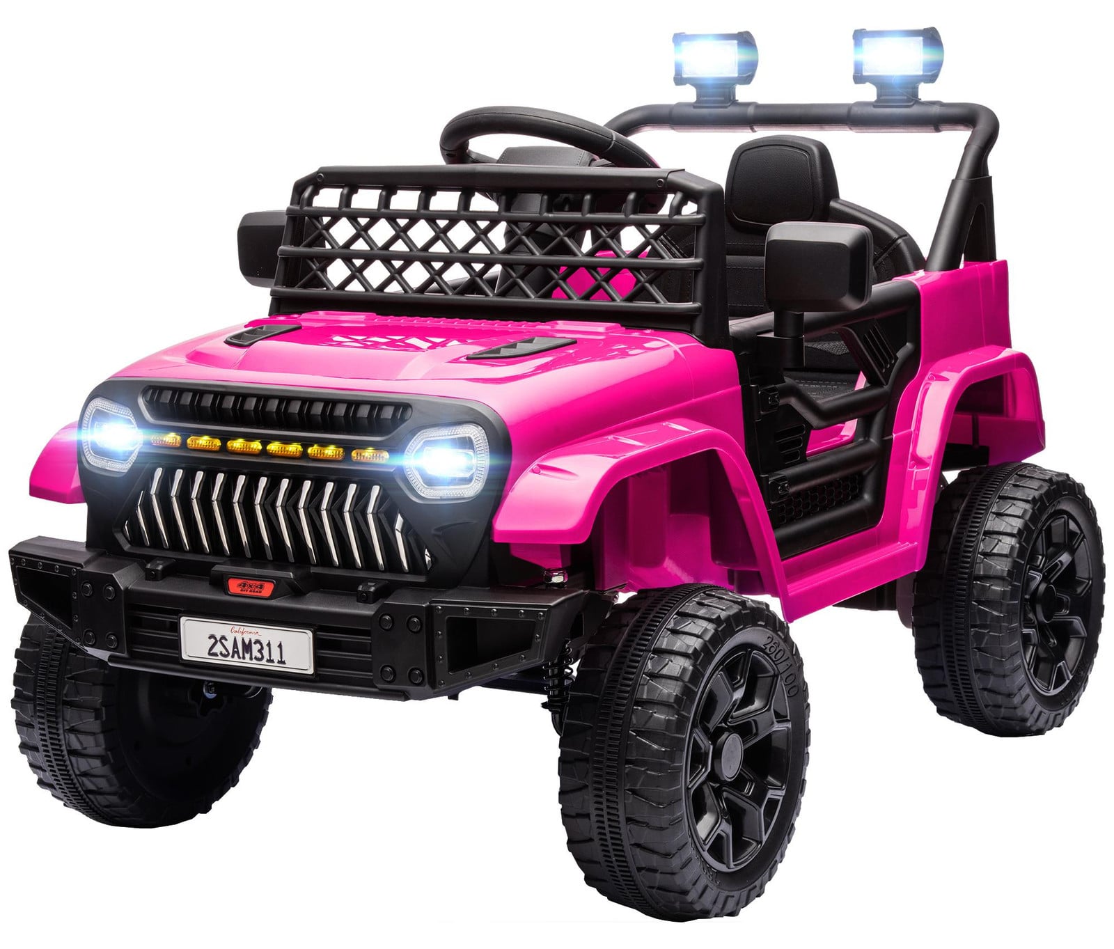 AIYAPLAY Elektrische kinderauto 12V met 2,4 GHz afstandsbediening