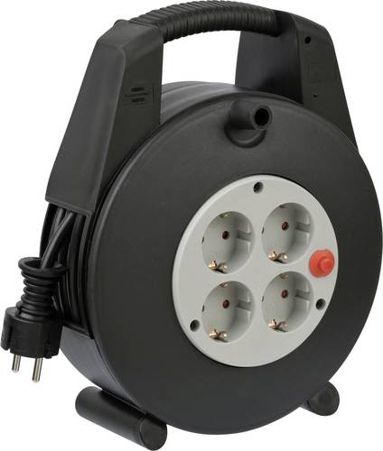 Brennenstuhl 1094200 Kabeltrommel 15m Schwarz Schutzkontakt-Stecker