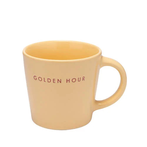 Vondels cappuccino mok GOLDEN HOUR yellow 250 ml