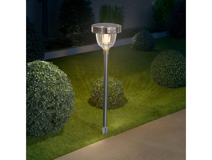 esotec Solar PIR lampadaire Asinara Pro 70 cm METAL résistant aux intempéries outdoor 102530