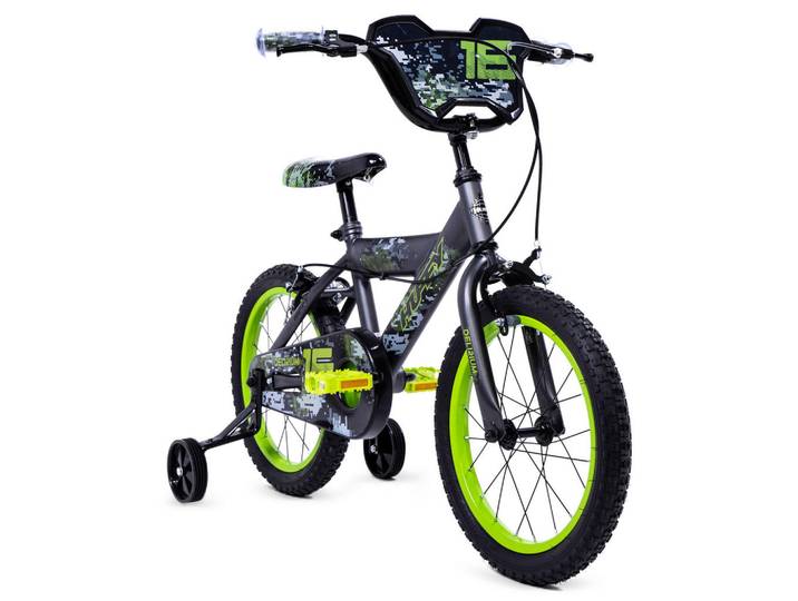 Kinderfahrrad, Grün, Silberfarben, Metall, 54x106x78 cm, unisex, Freizeit & Co, Sport & Fitness, Fahrräder, Kinderfahrräder