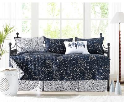Southshore Fine Linens Botanical Leaves 6-piece Daybed Cover Set