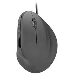 SpeedLink Piavo Ergonomische Maus USB Optisch Schwarz 6 Tasten 800 dpi, 1200 dpi, 1600 dpi, 2400 dpi Ergonomisch SL-610019-RRBK