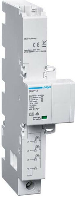 Hager Parafoudre combiné 4P T1+T2+T3 SPA811Z (SPA811Z)