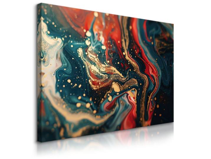 WANDBILD für Büro MARMOR Moderne Abstraktion Glamour Stil 100/70 cm