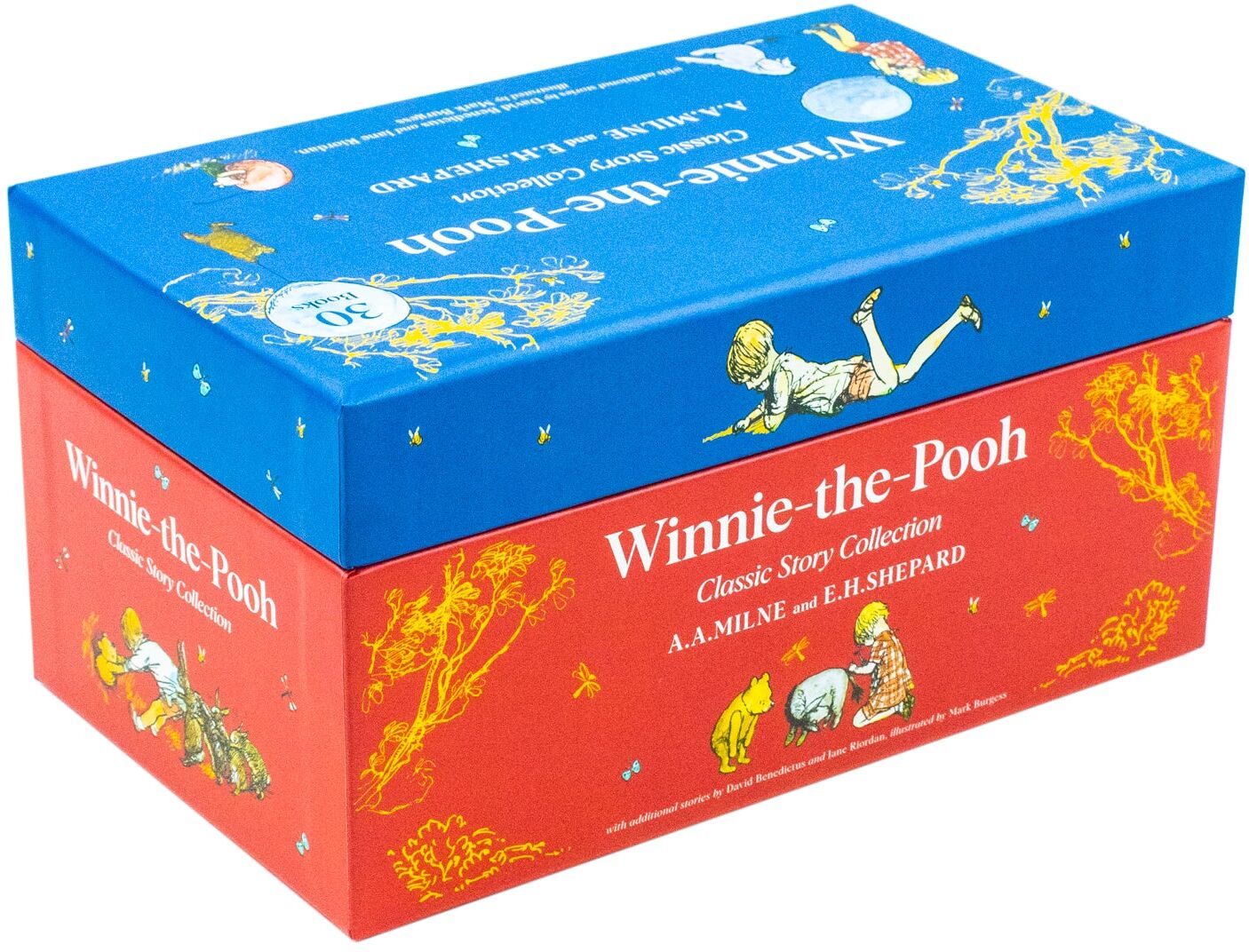 HarperCollins Children's Books Winnie-the-Pooh Classic Story Collection 30 Book Box Set by A.A. Milne - Hardback - Ages 3-7 - Hundred Acre Wood Gift Set