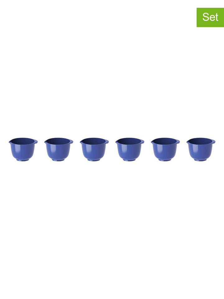 Rosti 6er-Set: Mini-Rührschüsseln "Margrethe" in Blau - 25 ml - onesize
