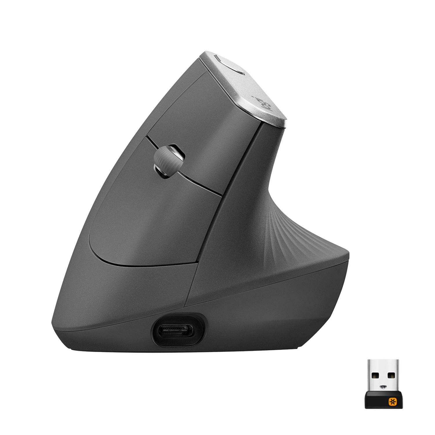 Logitech MX Vertical Advanced Ergonomic 4000 DPI Büro Maus Optisch (Graphit) 910-005448