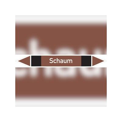 Rohrleitungskennzeichen Schaum - 187x26 mm Folie selbstklebend