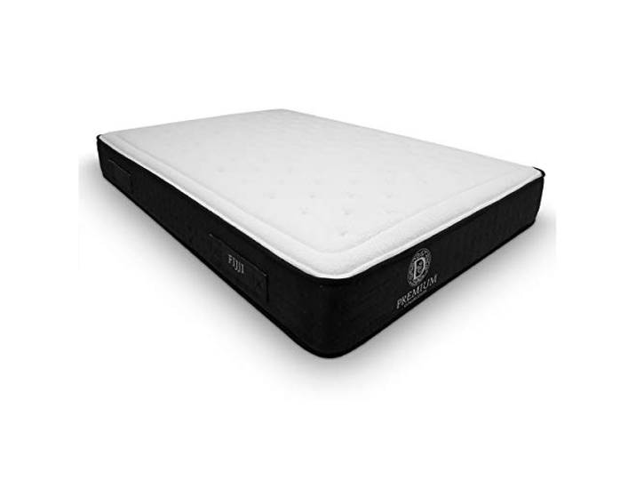 Duérmete Online Premium Viskoelastische Matratze Fixji Bambusgewebe Sanitized Behandlung, Schaumstoff, Weiß, 160 x 190