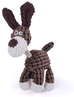 Multisell Products Hub Interactive Puppies Plush Toy, Dog Voice Toys, Teeth Grinding, Unzipped Pet Toy For Companionship brown
