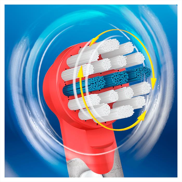 Oral-B Testine Kids, 3 Pezzi-viola