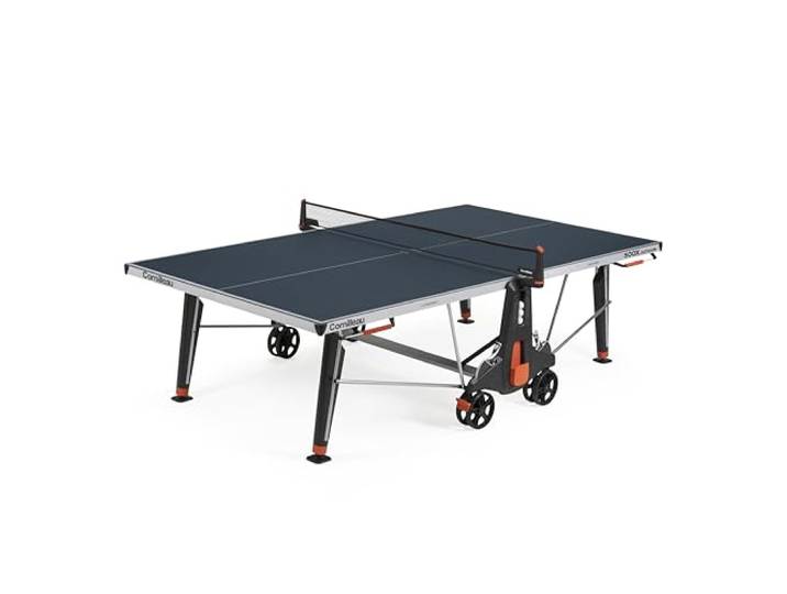 CORNILLEAU 500X - Outdoor & Indoor Tischtennisplatte - 6 mm Melaminharzplatte - 10 Jahre Garantie - Hochwertig und funktional - Wetterfest -Turnierqualität - TÜV geprüft - Klappbar - Blau
