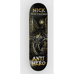 Antihero Matthews Fireside 8.5" Skateboard Deck black Gr. Uni