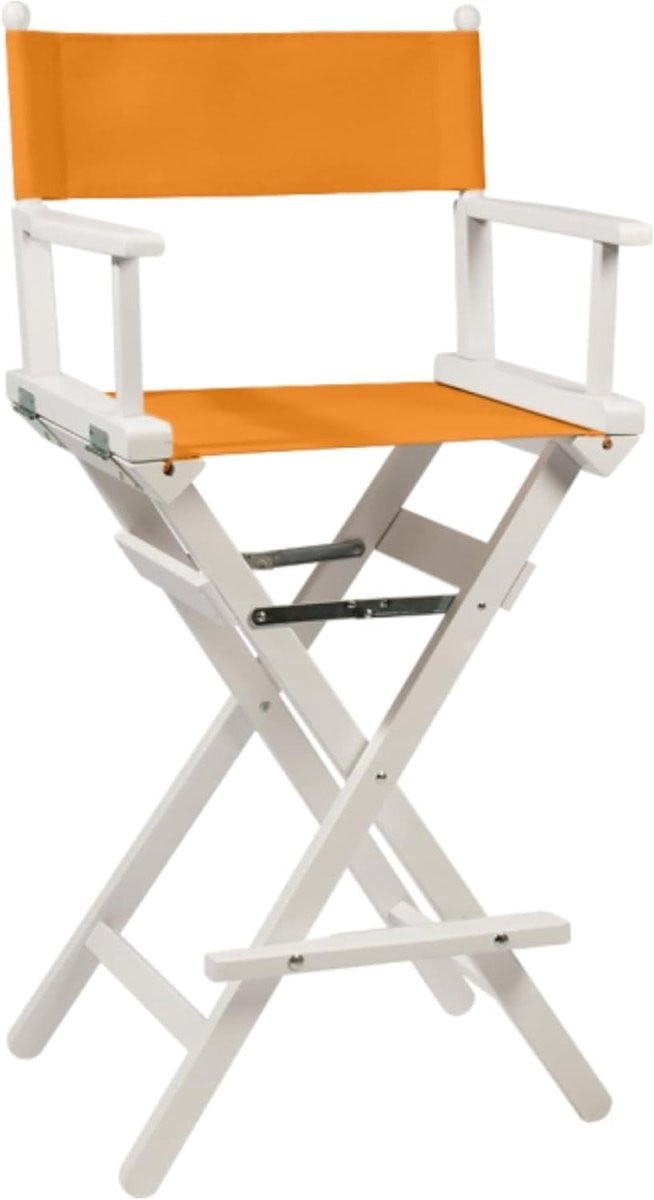 Professionele regisseursstoel met armleuningen en duurzaam beukenhout frame, Hoogte: 120 cm