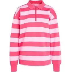 ADIDAS Damen Polo Essentials Contemporary French Terry, Größe M in Pink Pink