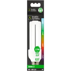 Reptile Systems - Reptile Lamp Pro, E27 Kompaktlampe - 6% UVB, 23W