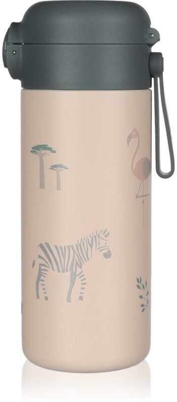 Zopa Thermo Bottle with Silicone Holder and Drinking Spout thermos avec paille Safari 1 pcs