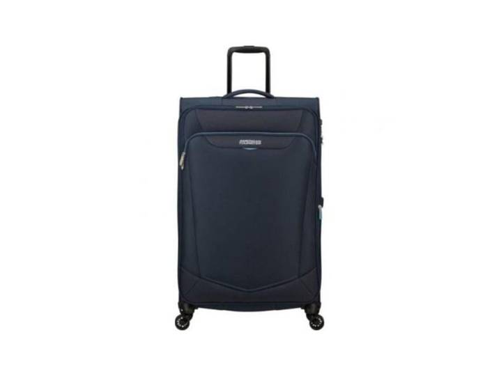 Maleta American Tourister SummerRide 80cm Azul Marino 111L TSA Expandible 4 Ruedas