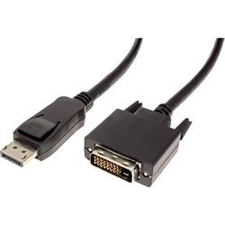 VALUE DisplayPort Kabel DP ST - DVI-D ST, schwarz, 3 m 11.99.5611