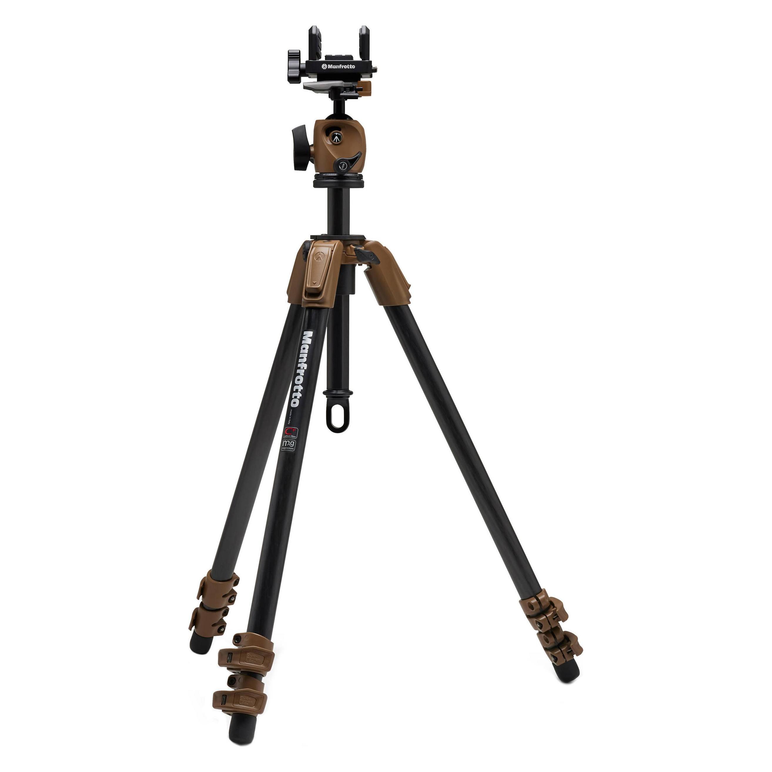 Manfrotto Stativset MK-R04-SD ALPHA S.H.O.T. Kugelkopf-Set aus Carbon (Carbon) (MK-R04-SD)