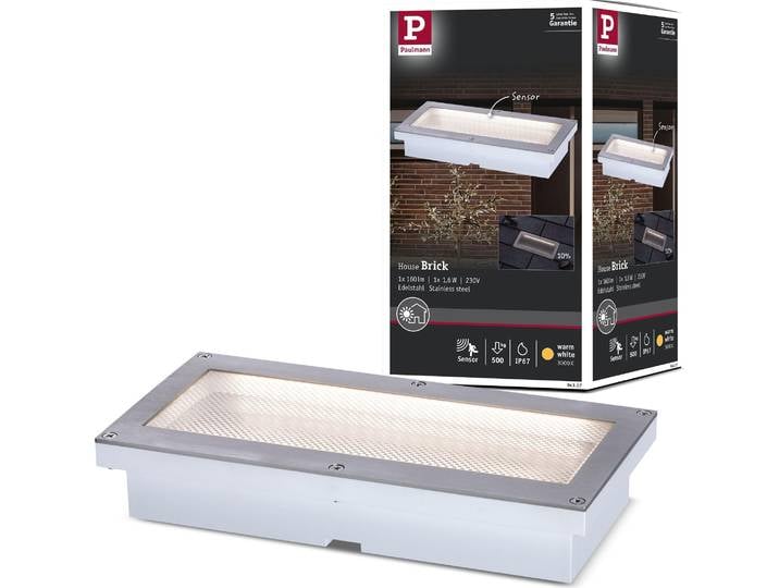 Paulmann LED encastré de sol Brick Détecteur de mouvement àcrépusculaire (IR)
