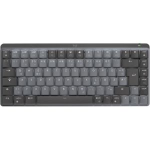 Logitech Tastatur MX Mechanical Mini Tactile Quiet, mit mechanischem Tastenfeld, mit Beleuchtung