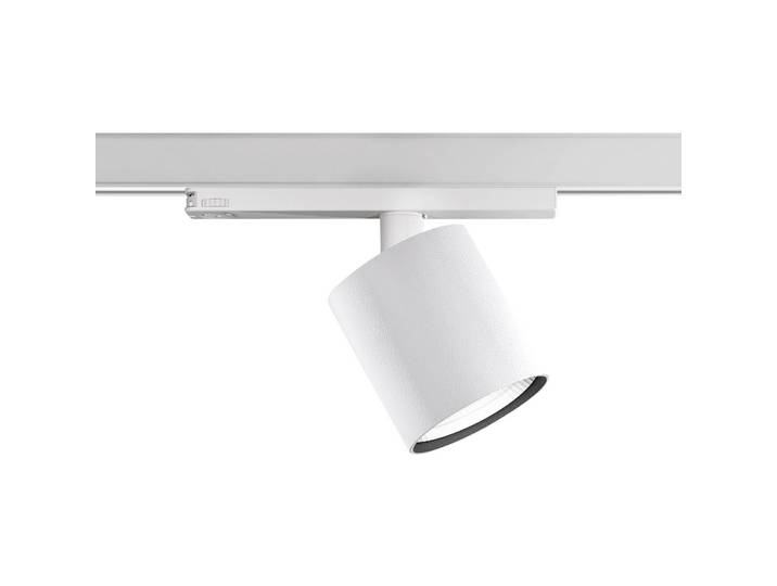 Ivela LED-Schienenstrahler Perfetto Puro, 3-Phase, weiß, 930 Puro, weiß / opal, für Flurbereich, Aluminium, Modern, Stromschienenstrahler