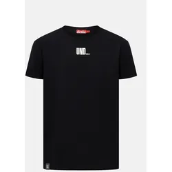 Derbe T-Shirt Und Tschüss Herren Schwarz GOTS Organic