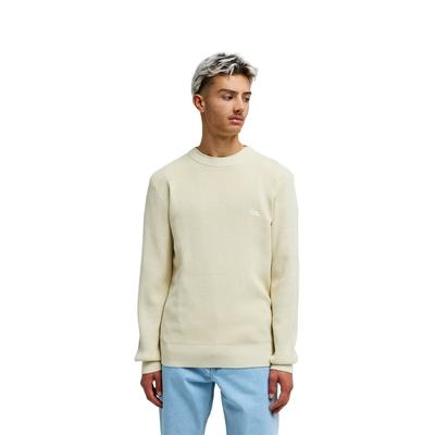 Strickpullover QUIKSILVER "Waffle", Herren, Gr. XS, beige (bone weiß), Obermaterial: 100% Baumwolle., Pullover Strickpullover