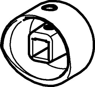 Hansa Hebelkappe chrom 59913956