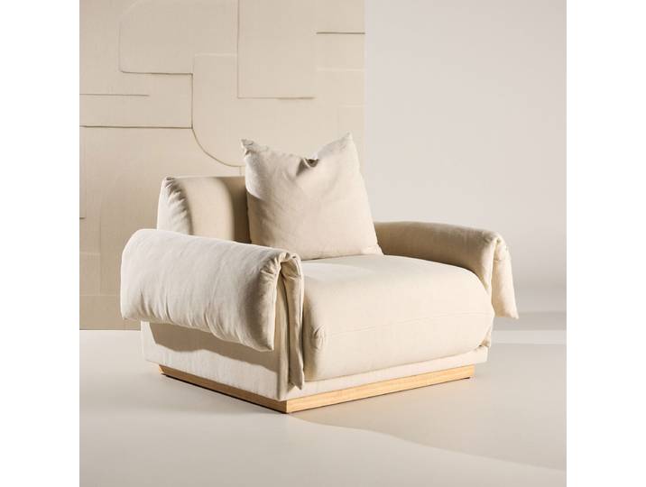 Nohr Fauteuil Lisa Linnenlook - Beige