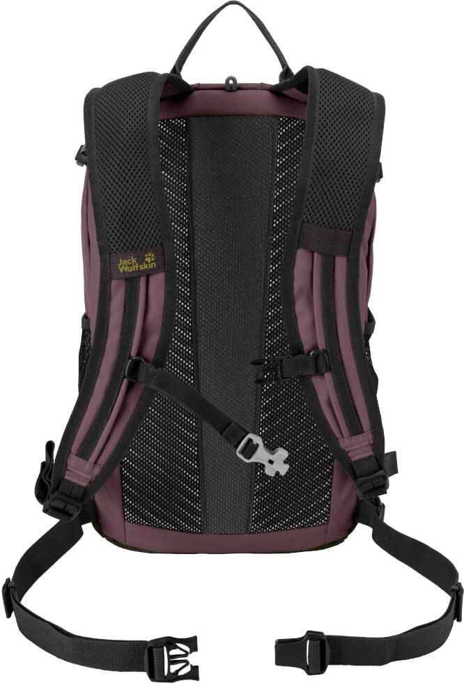Daypack JACK WOLFSKIN "VELOCITY 12", lila (sheerplum), Rucksäcke, onesize, Obermaterial: 100% POLYESTER. Futter: 100% POLYESTER, Daypack, 12L Multisportrucksack, Trinksystem, komfortables Tragesystem