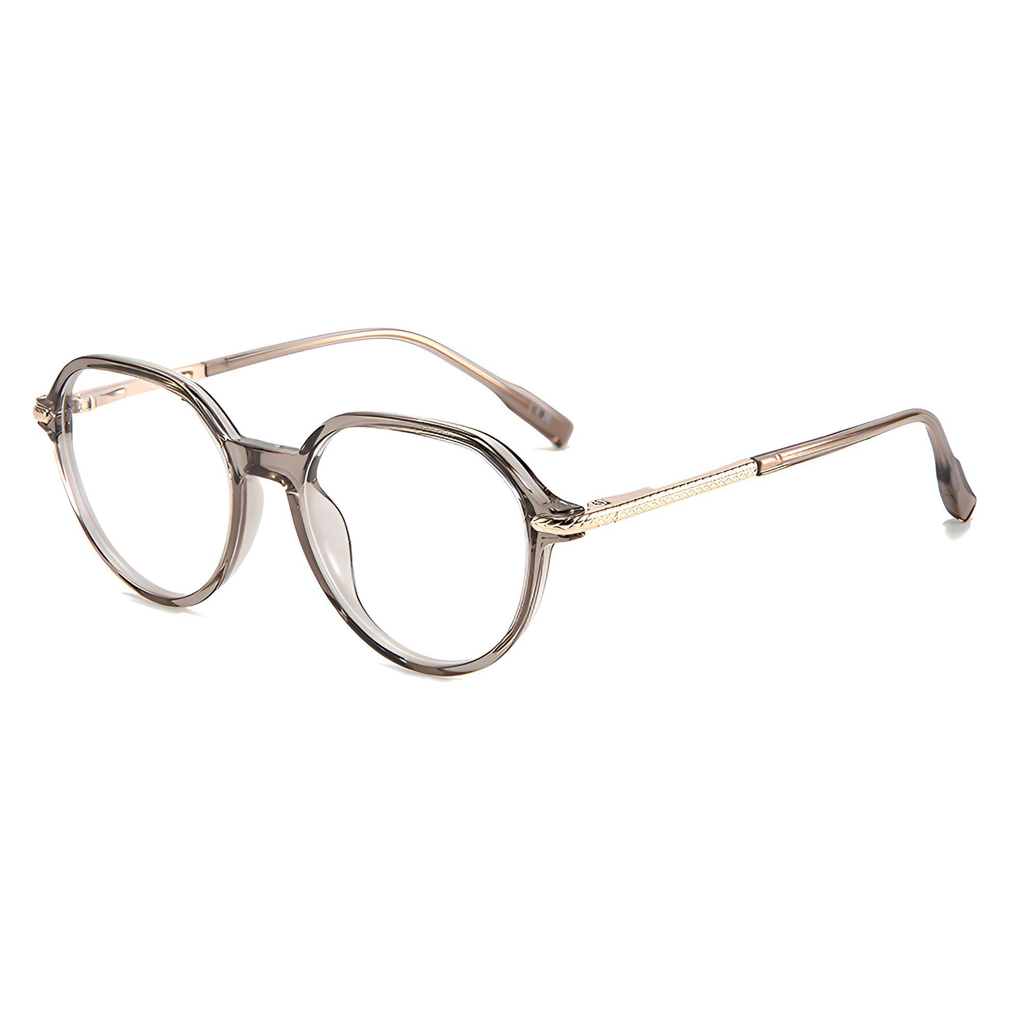 Techsuit - Anti-Blue Light Glasses Reflex PC (TM1062) - for Women, Browline - Black / Gold (70451386)