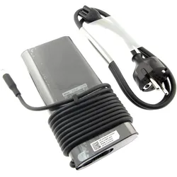 Dell 3 Prong AC Adapter (130 W), Notebook Netzteil, Schwarz