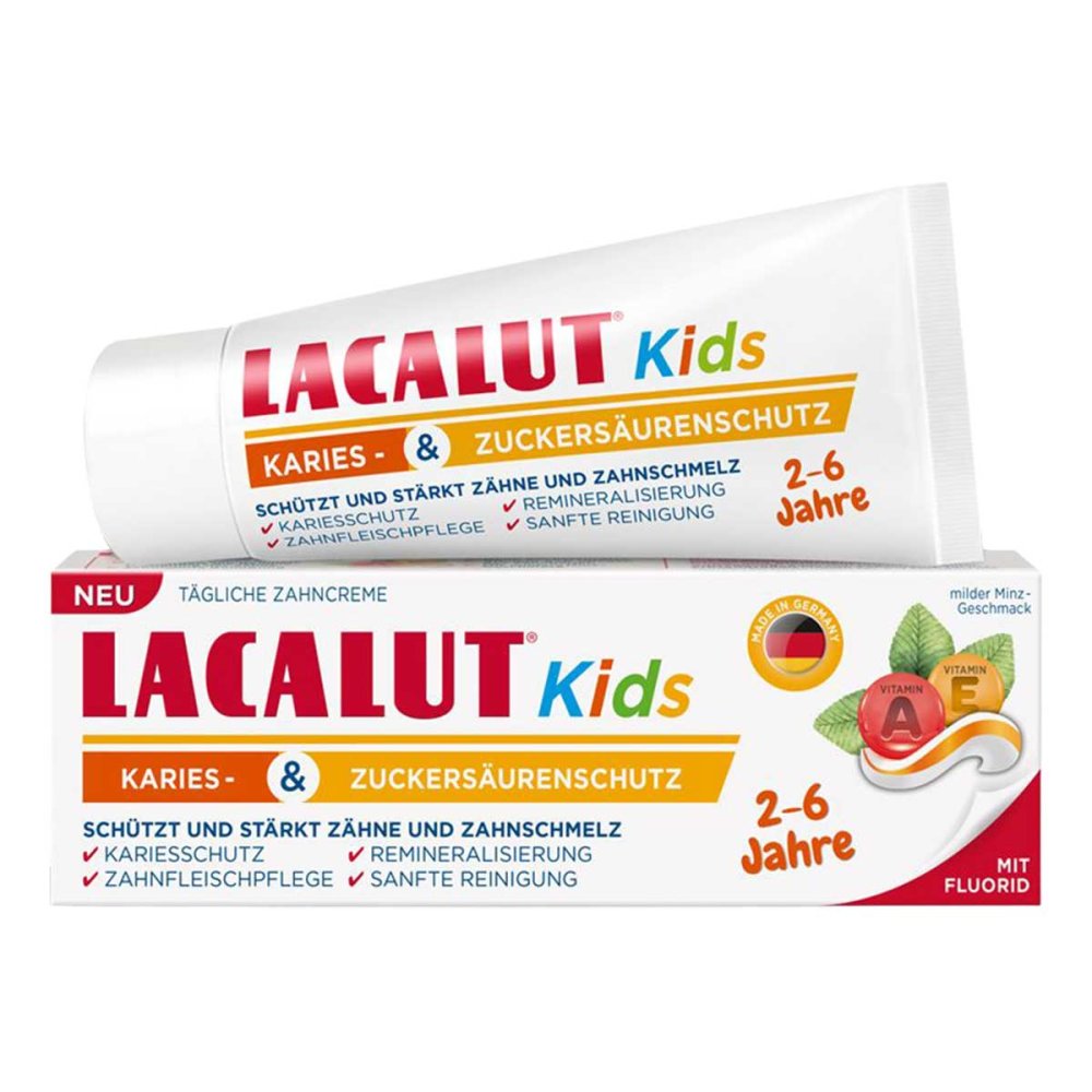 Dr. Theiss Naturwaren GmbH Lacalut Kids Karies & Zuckersäurenschutz 2-6 Jahre 20040326