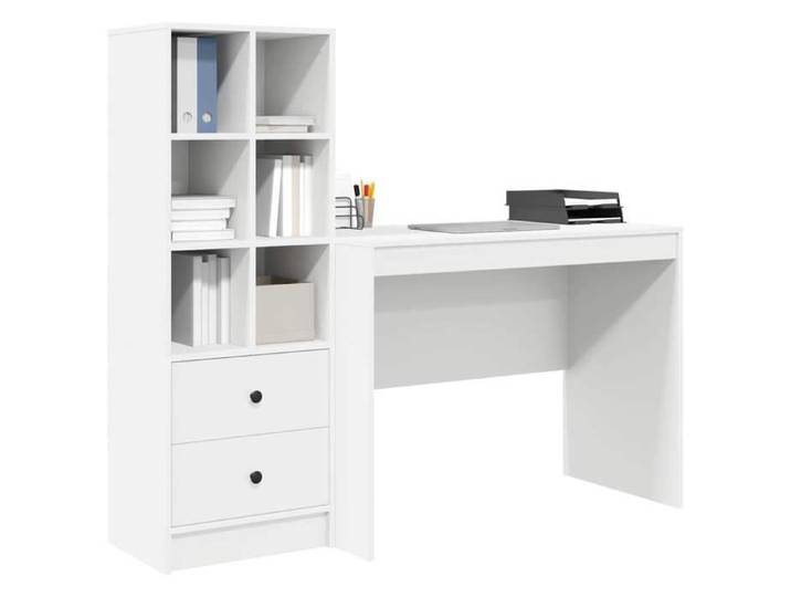 Blanc bureau - CLARENCE - Pour Étudiant / salarié - avec tiroir 2 pcs Blanc LV5820