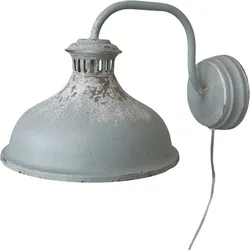 Chic Antique Wandlampe Antik Opal, H25/L40/Ø27cm