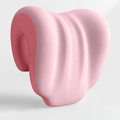Inspire Essentials Ergonomic Office Nap Pillow Neck Support Headrest For Desk And Chair pink