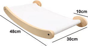 Inspire Picks Wall Mounted Cat Climbing Shelves Set Cat Hammock, Steps & Jumping Platform cat Hammock
