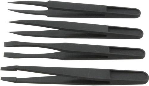 Donau Elektronik PZ84 Pinzetten-Set 4teilig