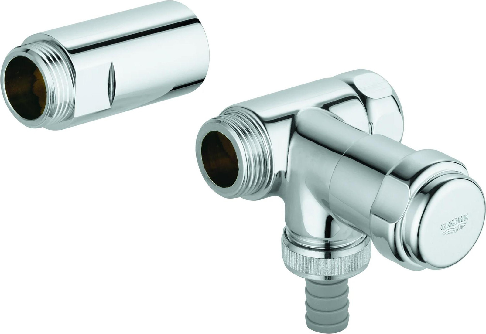 Grohe waskraanventiel DN20 met rechter aansluiting