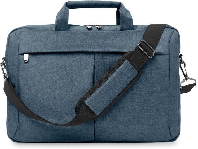Sacoche ordinateur personnalisable trolley adaptable STOCKHOLM bleu