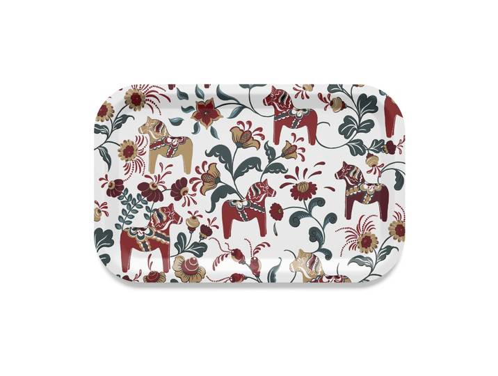 Arvidssons Textil Plateau Leksand 21x33 cm Édition anniversaire 30 ans