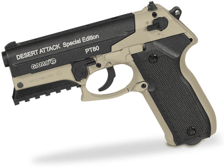 Gamo PT-80 Desert Attack CO2 4,5mm Diabol