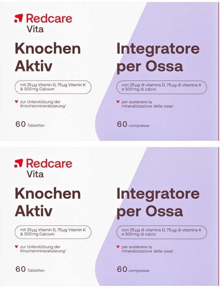 Redcare von Shop Apotheke 2x Knochen Aktiv RedCare 2x60 St Tabletten