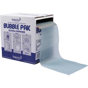 Sealed-Air Luftpolsterfolie AirCap Bubble Pak, 2-lagig, in Spenderbox, 30cm x 50m