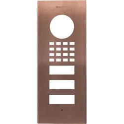 DoorBird D1102V Unterputz Frontblende – Bronze-Optik (PVD)