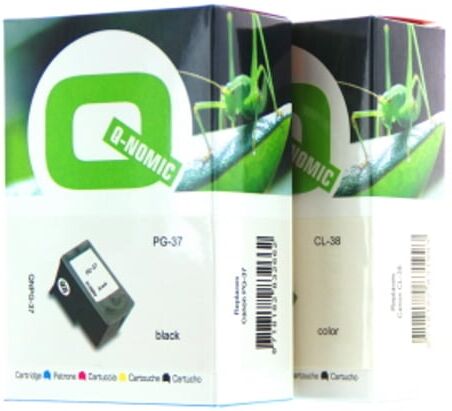 Q-Nomic Multipack PG37 (Negro) + CL38 (tri-color)